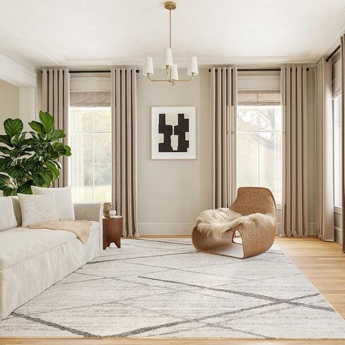 nuLOOM Thigpen Contemporary Area Rug, 8x12, Grey in Saudi Arabia