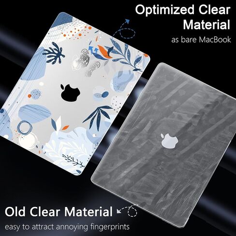 for MacBook Air 13.6" M4 Case 2025 2024 2022 Released A3240/A3113 M3/A2681 M2, Laptop Case with Keyboard Cover & Screen Protector & OTG Adapter & 2 Webcam Covers, Peach Flower in Saudi Arabia