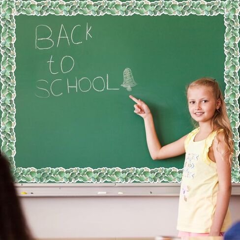 Bulletin Board Borders Decorations ، Eucalyptus Classroom Decor in Kuwait