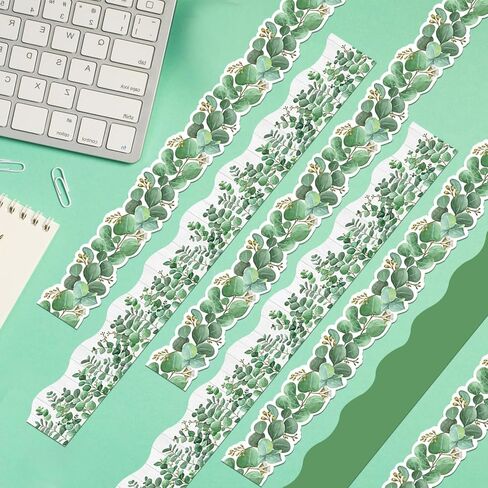 Bulletin Board Borders Decorations ، Eucalyptus Classroom Decor in Kuwait