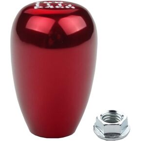 DEWHEL JDM Racing Type R Style 6 Speed 6MT Manual Gear Stick Shift Knob Compatible with Honda Civic Accord S2000 Acura Integra (Black)