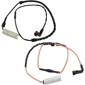 Bapmic 34356778037 Front + 34356778038 Rear Brake Pad Sensor Kit for BMW 7er E65 E66