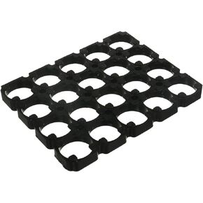 Fielect 10Pcs 6x7 Cell Spacer 21700 Lithium Battery Holder Bracket for DIY Battery Pack 21.3mm Hole Dia