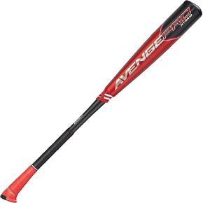 مضرب بيسبول أمريكي 2023 Avenge Pro Hybrid (-10، 2-5/8")، 3 قطع هجينة، أحمر/أسود