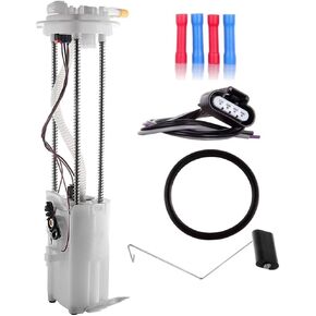 Fuel Pump, Assembly Replacement for Chevrolet Chevy Silverado GMC Sierra 1999 2000 2001 2002 2003 4.3L/4.8L/5.3L Module w/sending unit OEM E3501M fuel pump chevy silverado 2001