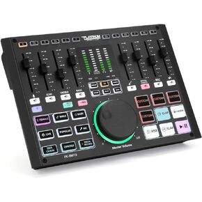 The Plaitnum Podcast Equipment Bundle Audio mixer Podcast Production Studio，48V Phantom Power with XLR Microphone Interface Podcast Equipment for Podcast/Recording/Vocal/Game Voice
