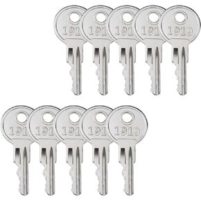 Golf Cart Ignition Key (Set of 10) Compatible with EZGO (1982-Up) Gas and Electric