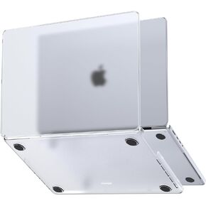 for MacBook Pro 14 inch Case 2024-2021 M4 M3 M2 M1 Pro/Max [100% Match Official Color] A3401 A3112 A2992 A2918 A2779 A2442 Matte Cover Protective Hard Shell Case Laptop - Space Black Clear