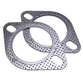 2X 2.5" ID 2 Bolt MLSG High Temp Exhaust Gasket Heavy Duty 120-06310-0002 (2.5 Inch)