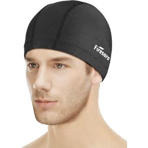 Firesara Fishtail Swim Cap, Keeps Hair Clean High Elasticity Swimming Cap Suitable for Various People Long Hair Short Hair, Boys and Girls