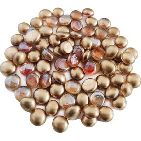 HappyFiller 2 Lb Matted Flat Marbles, Sea Glass Gems for Vase Fillers in Kuwait
