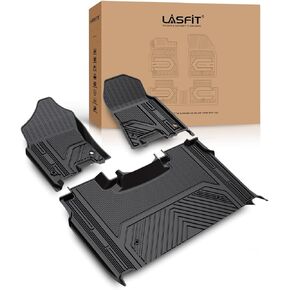 LASFIT 6FT4 Truck Bed Mat for Ram 1500 2002-2018, for Ram 2500/3500 2002-2024, for Ram 1500 Classic 2019-2024 (6.4 FT/76.3 inches), All Weather Heavy Duty Custom Fit TPE Truck Bed Liner