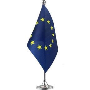 GentleGirl.USA UN International Table Flag, stick Small Mini United Nations Flag Office Table Flag on Stand with Stand Base, International Festival,home desk decoration