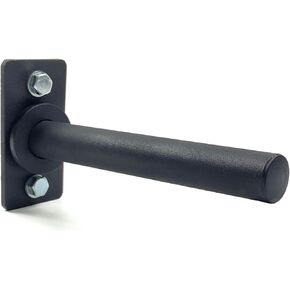 Trenbon Standard Wall Mount Weight Plate Holder for 1" Standard Weight Plate & Wall Mount Storage, 100lb Capacity (Black Single)