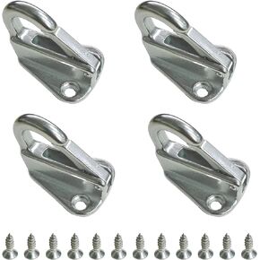 4 Pcs Fender Hanger Strong 316 Stainless Steel Safety Heavy Hook Fender Spring Hook Snap Attach Rope Boat Sail Tug Ship Marine Hardware Boats Accessories