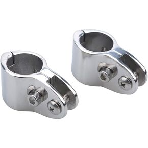 Boat Bimini Top Hinge Rail Mount,Bimini Jaw Clamp Slides Hinged,316 Stainless Steel Jaw Slide Boat Marine Hardware Heavy Dudy for 7/8 inch 1 Inch Tube W/Locking Screw,Boat Yacht,Pack of 2