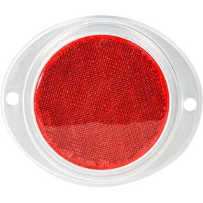 GG Grand General 80816 Red 3â€ Round Reflector with Aluminum Base for Trucks, Towing, Trailers, RVs and Buses, 1 Pack