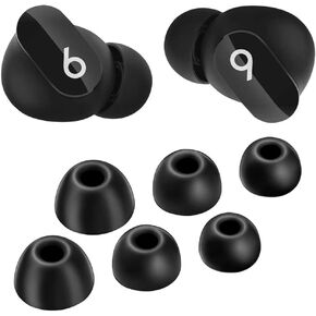 Replacement Eartips for Beats Studio Buds/Fit Pro/Studio Buds+, Silicone Earbuds Eartips Buds Cover Set for Beat Studio Buds