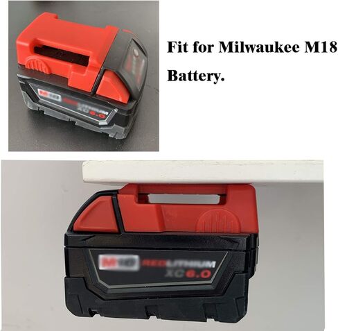 10 عبوات حاملات بطاريات لميلووكي 18 فولت مناسبة لبطارية M18 (بدون بطارية) in Kuwait