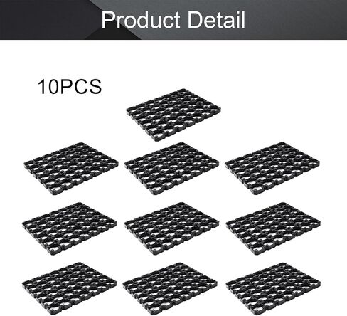Fielect 10Pcs 6x7 Cell Spacer 21700 Lithium Battery Holder Bracket for DIY Battery Pack 21.3mm Hole Dia in Saudi Arabia