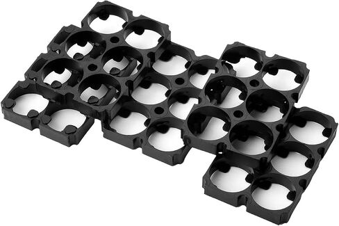 Fielect 10Pcs 6x7 Cell Spacer 21700 Lithium Battery Holder Bracket for DIY Battery Pack 21.3mm Hole Dia in Saudi Arabia