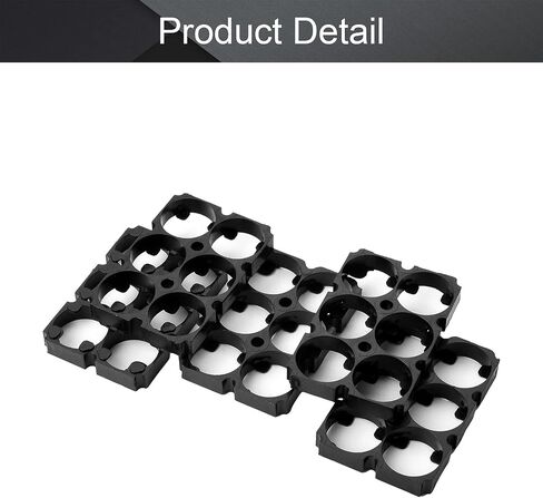 Fielect 10Pcs 6x7 Cell Spacer 21700 Lithium Battery Holder Bracket for DIY Battery Pack 21.3mm Hole Dia in Saudi Arabia