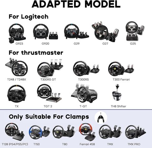 Racing Wheel Stand Simulator Steering Stand Wheel Stand for Logitech G25/G27/G29/G920,Thrustmaster T300Rs/ T300Gt/T150Rs Supporting TX Xbox PS4 PS5 PC in Saudi Arabia