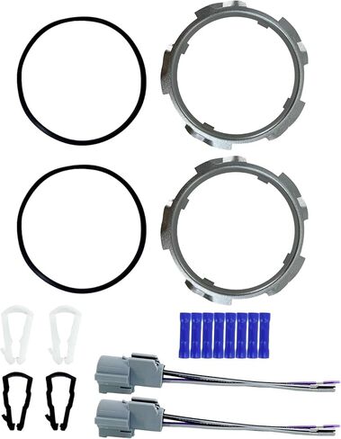مجموعة مضخة الوقود الأمامية والخلفية SP2005H SP2007H تناسب Ford F-150 F-250 F-350 1992 1993 1994 1995 1996 1997 معدلات تدفق الضغط العالي (2 قطعة) in Saudi Arabia
