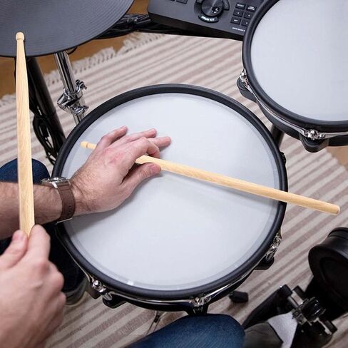 72 Pieces 36 Pairs 5a Drumsticks, Maple Wooden Drum Sticks, Wood Tip Drumstick Bulk, Percussion Accessories for Drummer, Beginner, Drumming, Practice, and Performance (Yellow) in Saudi Arabia