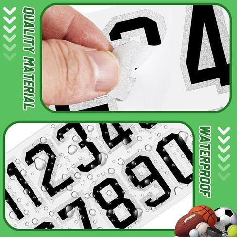 88 قطعة أرقام الخوذة ذاتية اللصق لخوذة البيسبول ملصق خوذة كرة القدم ملصقات أرقام الفينيل ملصقات خوذة كرة القدم ملحقات الضرب لهوكي البيسبول لاكروس in Kuwait