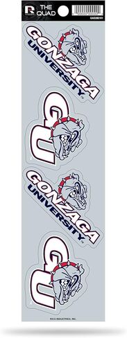 Rico Industries NCAA Notre Dame Fighting Irish Die Cut ورقة الملصقات الرباعية، 3.00 بوصة × 11.00 بوصة، لون الفريق، 4 قطع in Saudi Arabia