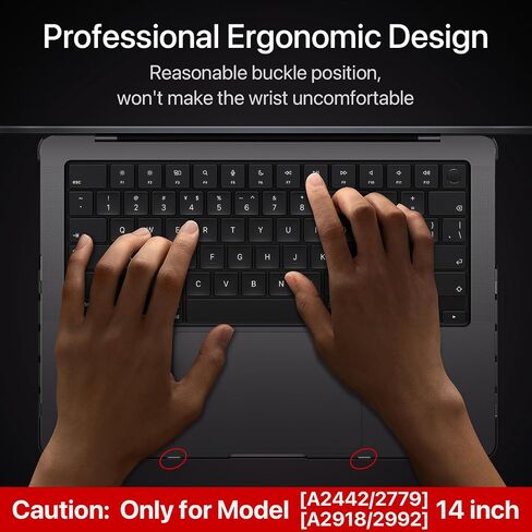 for MacBook Pro 14 inch Case 2024-2021 M4 M3 M2 M1 Pro/Max [100% Match Official Color] A3401 A3112 A2992 A2918 A2779 A2442 Matte Cover Protective Hard Shell Case Laptop - Space Black Clear in Saudi Arabia