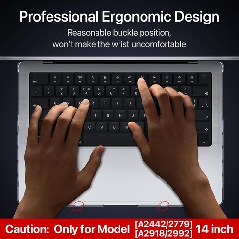 for MacBook Pro 14 inch Case 2024-2021 M4 M3 M2 M1 Pro/Max [100% Match Official Color] A3401 A3112 A2992 A2918 A2779 A2442 Matte Cover Protective Hard Shell Case Laptop - Space Black Clear in Saudi Arabia