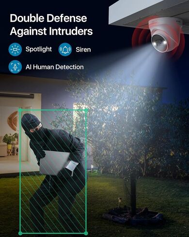 ZOSI 8CH 5MP Home Security Cameras System,H.265+ 8 Channel 5MP CCTV DVR,8pcs 5MP Wired Surveillance Cameras Indoor Outdoor,120ft Night Vision,Motion Detection,2TB Hard Drive for 24/7 Recording in Saudi Arabia