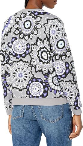 Vera Bradley Women's French Terry Drop Shoulder Sweatshirt in Saudi Arabia