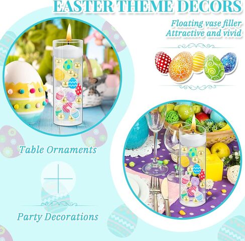 2106 Pieces Easter Vase Fillers Pearl for Vases Fillers Vase Filler Easter Filler for Vases Candles Centerpiece Easter Party Decor for Easter Home Table Party Decor(Cute Style) in Saudi Arabia