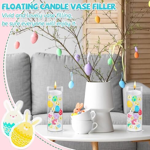 2106 Pieces Easter Vase Fillers Pearl for Vases Fillers Vase Filler Easter Filler for Vases Candles Centerpiece Easter Party Decor for Easter Home Table Party Decor(Cute Style) in Saudi Arabia
