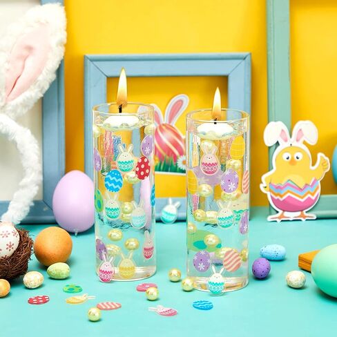 2106 Pieces Easter Vase Fillers Pearl for Vases Fillers Vase Filler Easter Filler for Vases Candles Centerpiece Easter Party Decor for Easter Home Table Party Decor(Cute Style) in Saudi Arabia