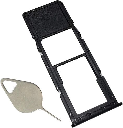 A10e فتحة بطاقة Sim مزدوجة بديلة لهاتف Samsung Galaxy A10e A102U 5.83 بوصة 2019 مع دبوس إخراج (أسود) in Kuwait