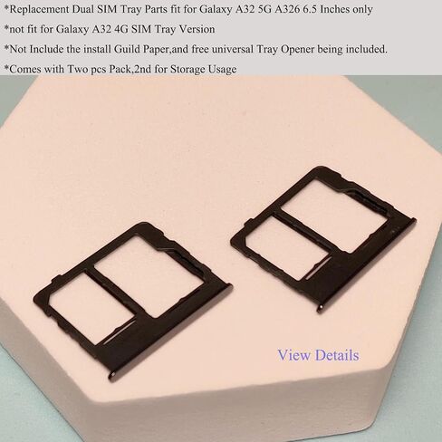 [2pcs Pack] Galaxy s8 Replacement SIM Card Tray Holder Parts for Samsung Galaxy s8 G950,Galaxy s8 Plus G955 (Black) in Kuwait