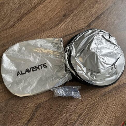 ALAVENTE 6 قطع مظلة شمسية كاملة للسيارة، نافذة الزجاج الأمامي العالمي، مظلة جانبية قابلة للطي، عاكس للحرارة للسيارة، واقي للأشعة فوق البنفسجية الباردة، غطاء درع in Kuwait