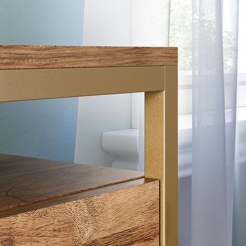 Sauder International Lux Lateral File, L: 30.32" x W: 16.54" x H: 29.72", Sindoori Mango Finish in Saudi Arabia