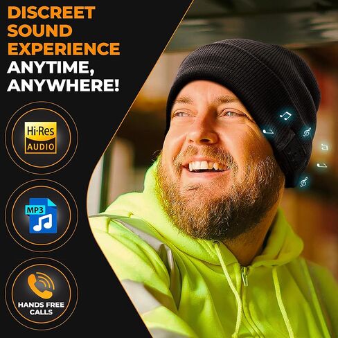 Foxelli Bluetooth Beanie – Wireless Beanie Hat with Headphones for Men & Women in Saudi Arabia