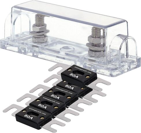 Conext Link FHA1580 1 ANL Fuse Holder + 5 80A Amp Fuse 1/0 2 4 AWG （15410） in Saudi Arabia