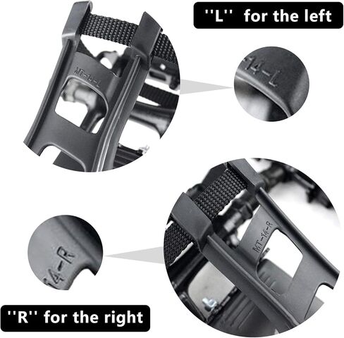 Bike Pedals with Toe Clips and Straps for Outdoor Cycling and Indoor Stationary Bike 9/16-Inch Spindle Resin/Alloy Bicycle Multi-Purpose Pedals in Saudi Arabia