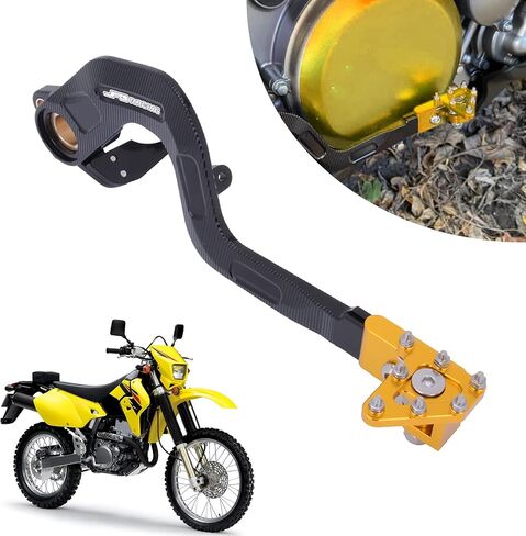 دراجة نارية الخلفية بدال فرامل القدم رافعة ل DRZ400 00-04 DRZ400S 00-19 DRZ400E 00-07 DRZ400SM 05-19-الذهب in Kuwait