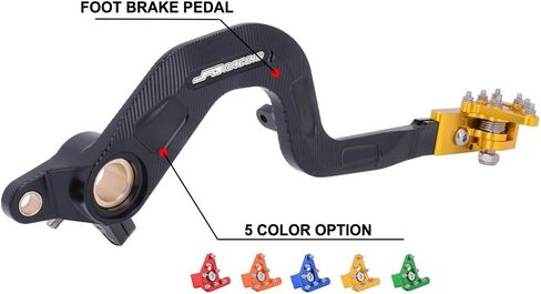 دراجة نارية الخلفية بدال فرامل القدم رافعة ل DRZ400 00-04 DRZ400S 00-19 DRZ400E 00-07 DRZ400SM 05-19-الذهب in Kuwait