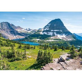 Jigsaw Puzzles for Adults 1000 Pieces Glacier National Park 1000 Piece Puzzle Thick Sturdy Precise Interlocking Age 14+ Family Game