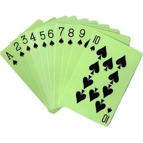 2 Pack Green Playing Cards, Green Card Games, Green Deck of Cards, Green Poker, Green Cards Deck, Green Party Favors, Green Party Supplies