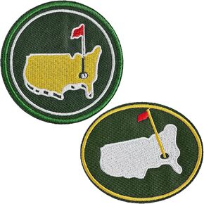 Golf Patches, Embroidered Iron-On Golf Patches for Clothes, Hats, Jeans, Skirts, Backpacks, Etc